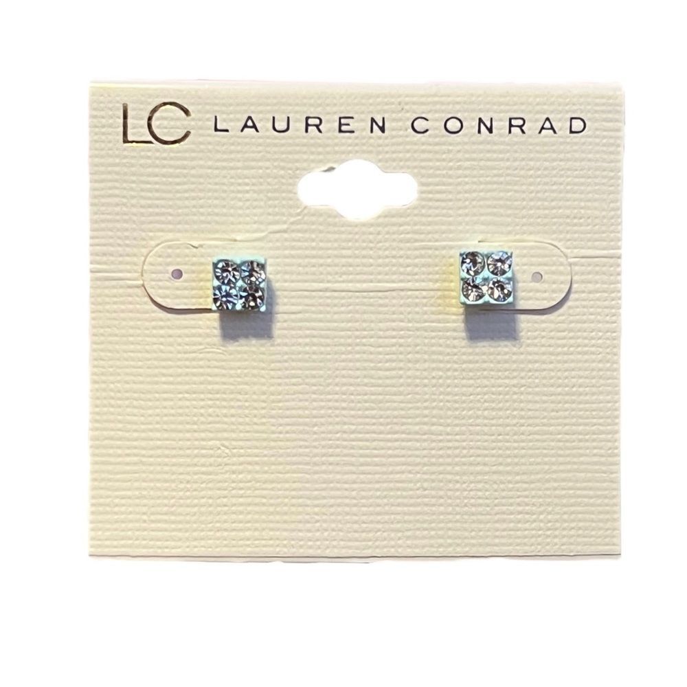 LC Lauren Conrad Silver Stud Earrings